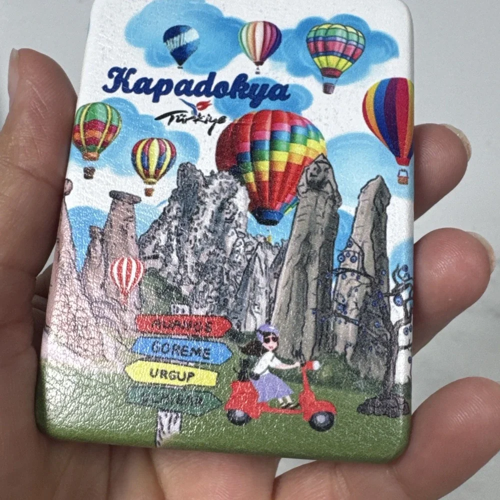 Mirror Handheld Pocket Size Double Sided Magnifying One-Side